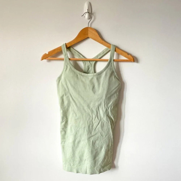 Lululemon Ebb To Street Tank II Arctic Mint Green Size 6 - Picture 4 of 7